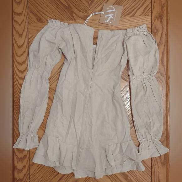 Runaway the Label - Seven Wonders Sand Lottie dress - Picture 7 of 7